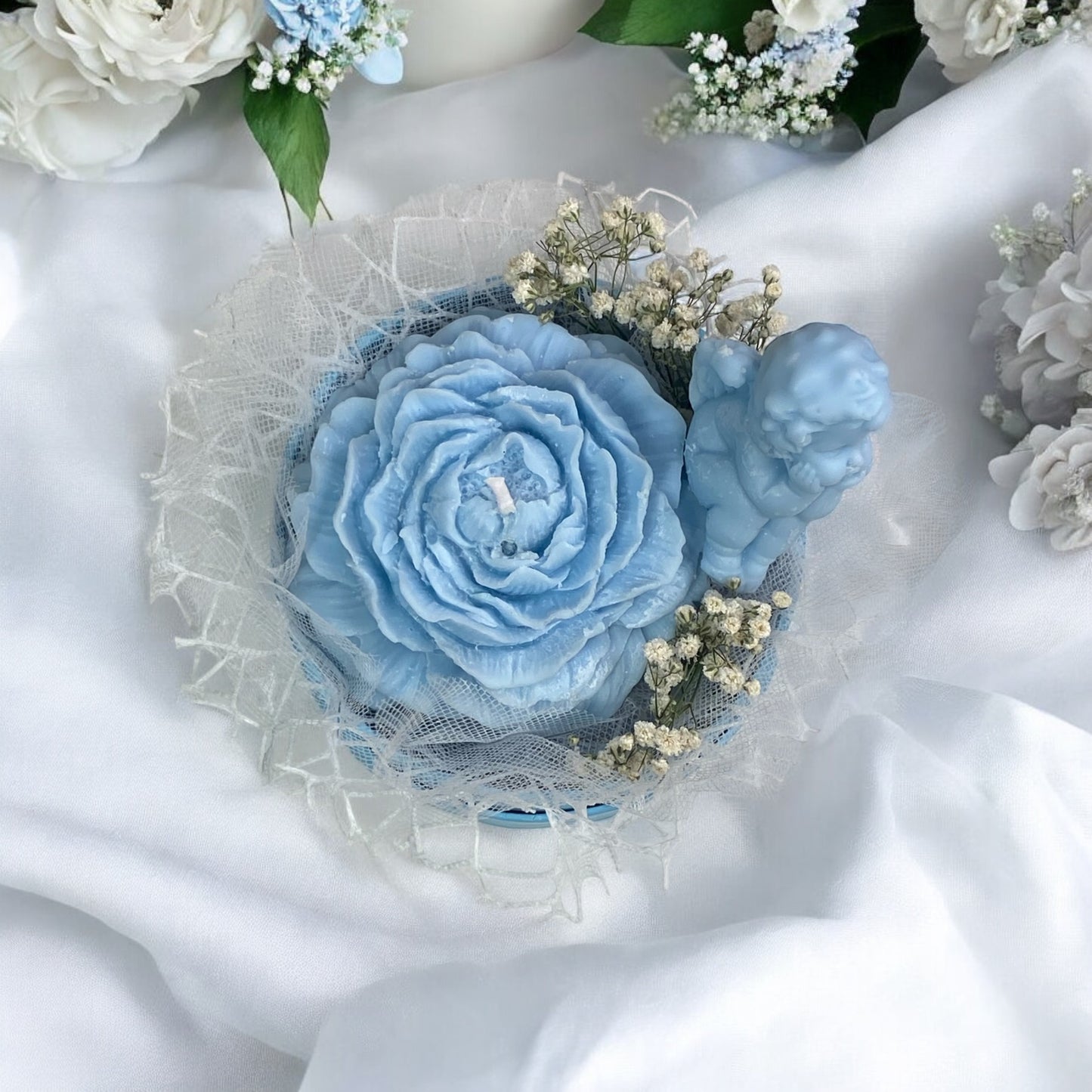 Mini Bouquet Di Candele In Cera Di Soia
