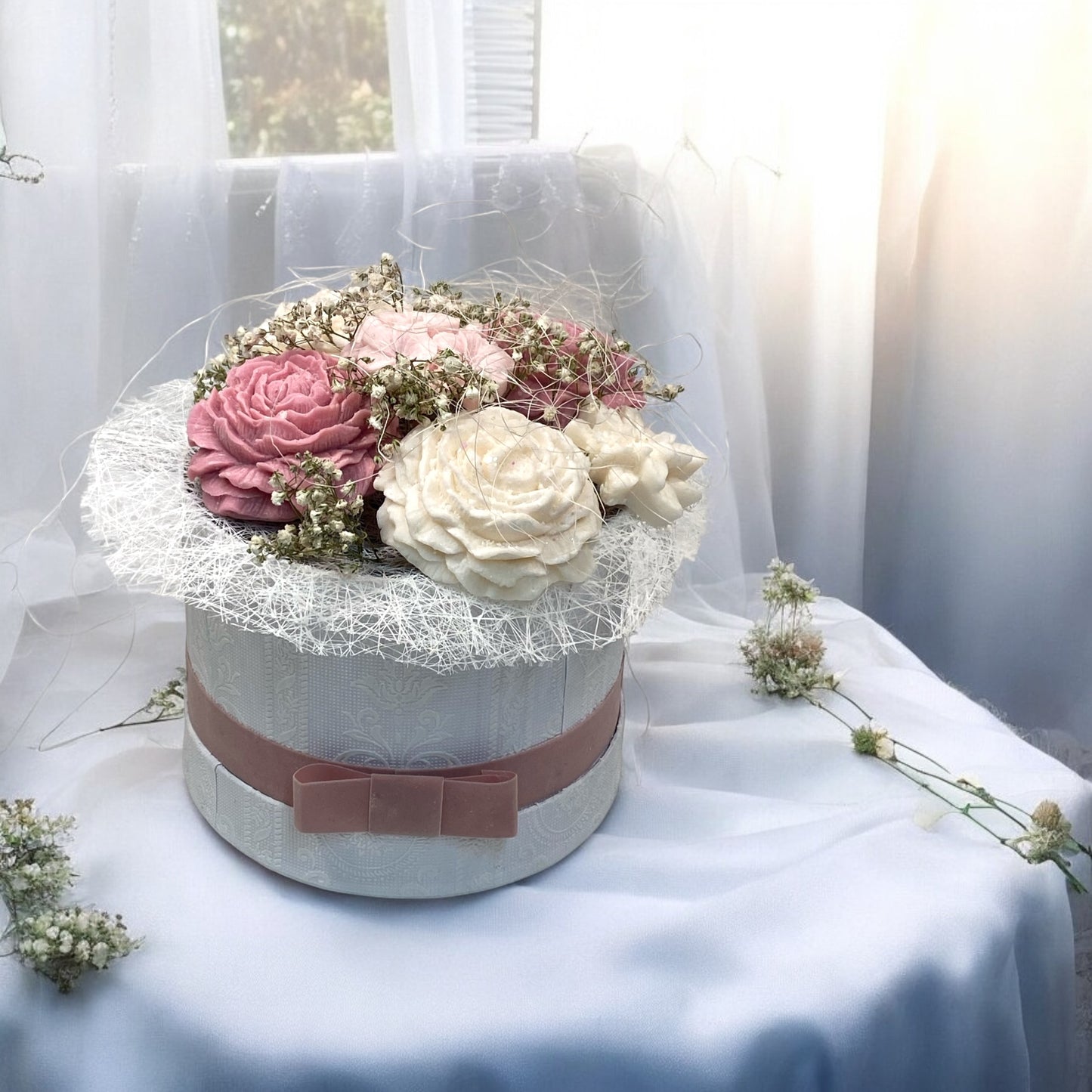 Bouquet Di Fiori Di Cera Di Soia