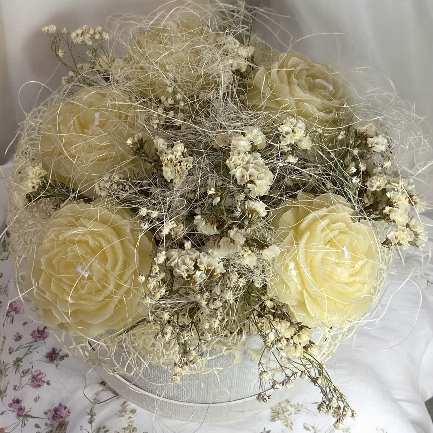 Bouquet Di Fiori Di Cera Di Soia