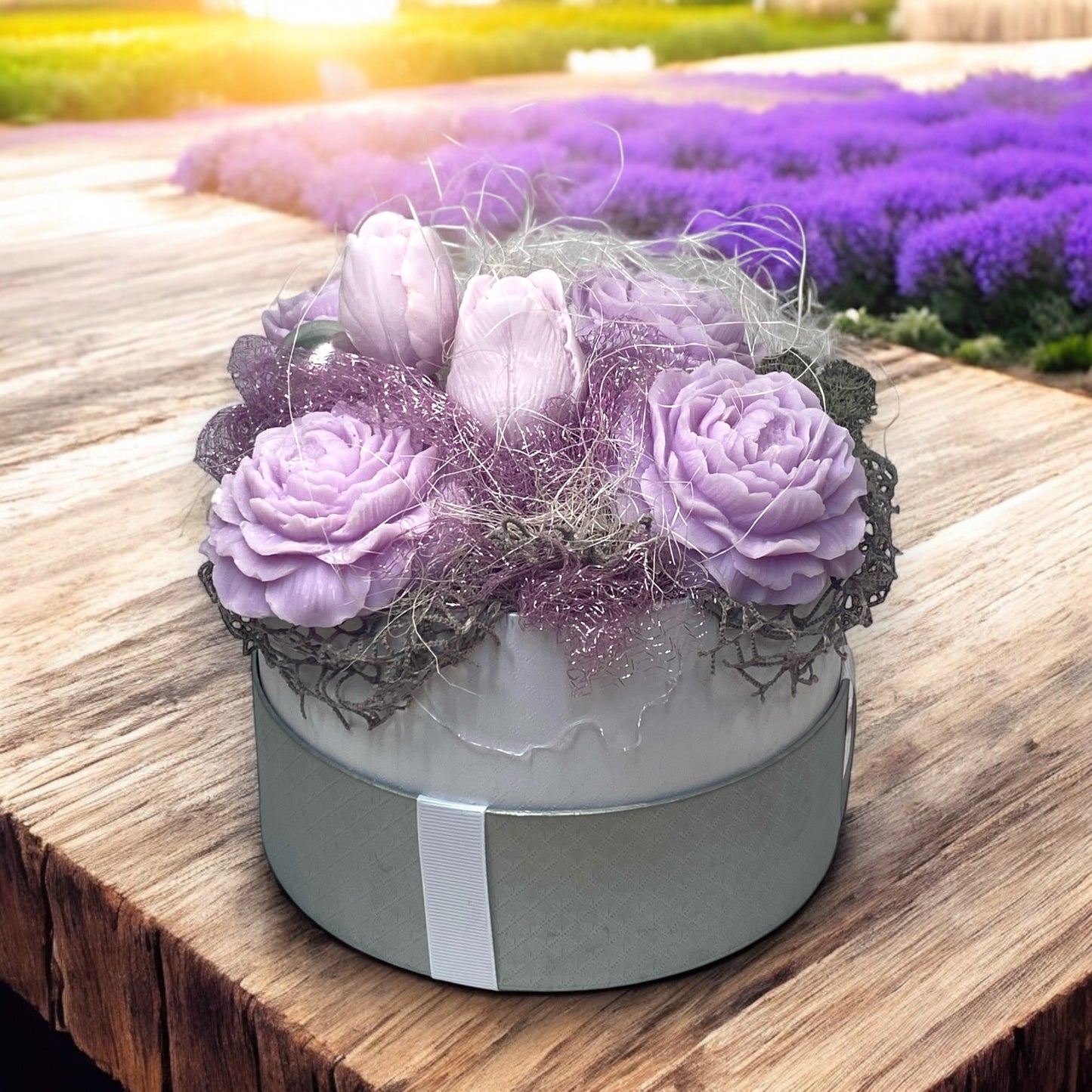 Bouquet Di Fiori Di Cera Di Soia