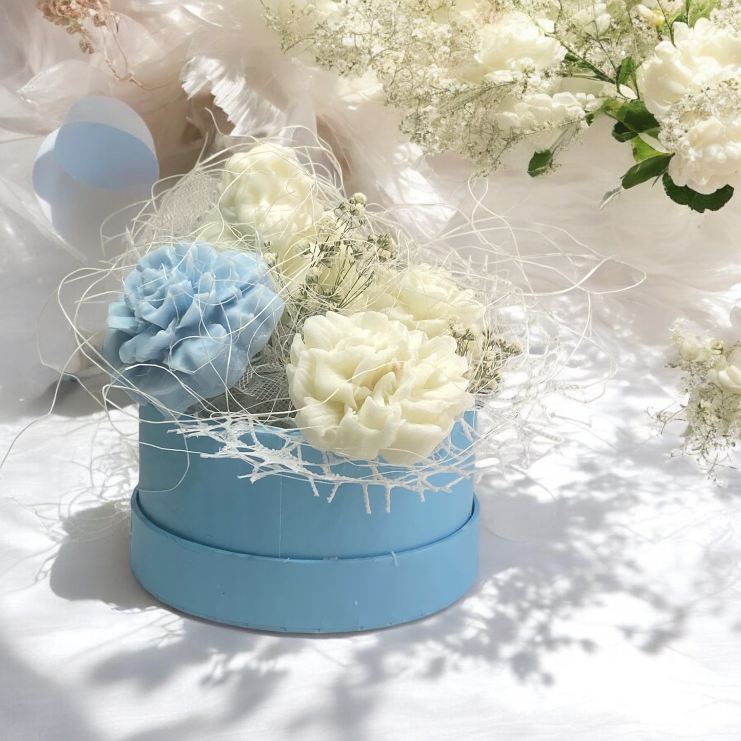 Mini Bouquet Di Candele In Cera Di Soia