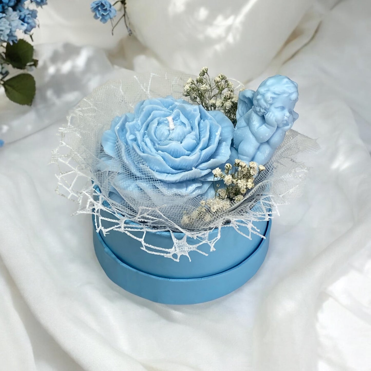 Mini Bouquet Di Candele In Cera Di Soia