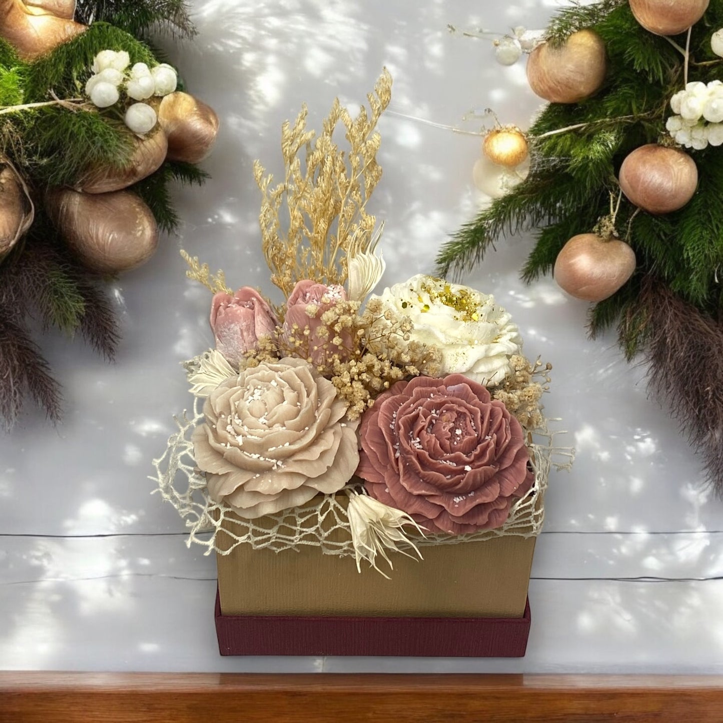 Bouquet Di Fiori Di Cera Di Soia