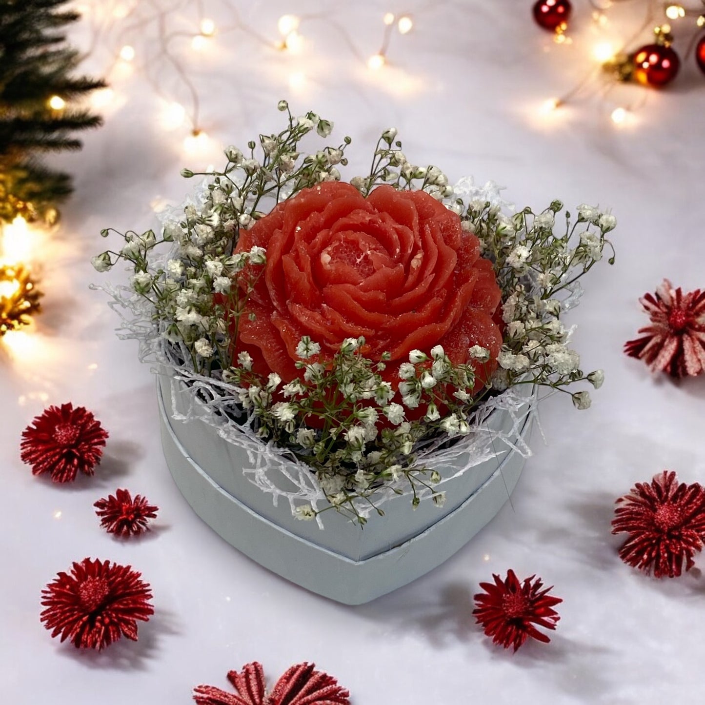 Mini Bouquet Di Candele In Cera Di Soia