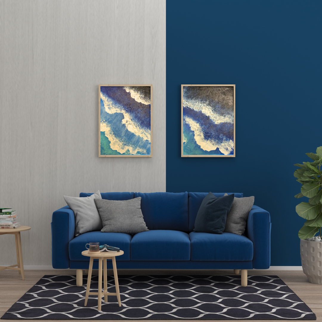 Quadro in acrilico: "Alta Marea 🐬"