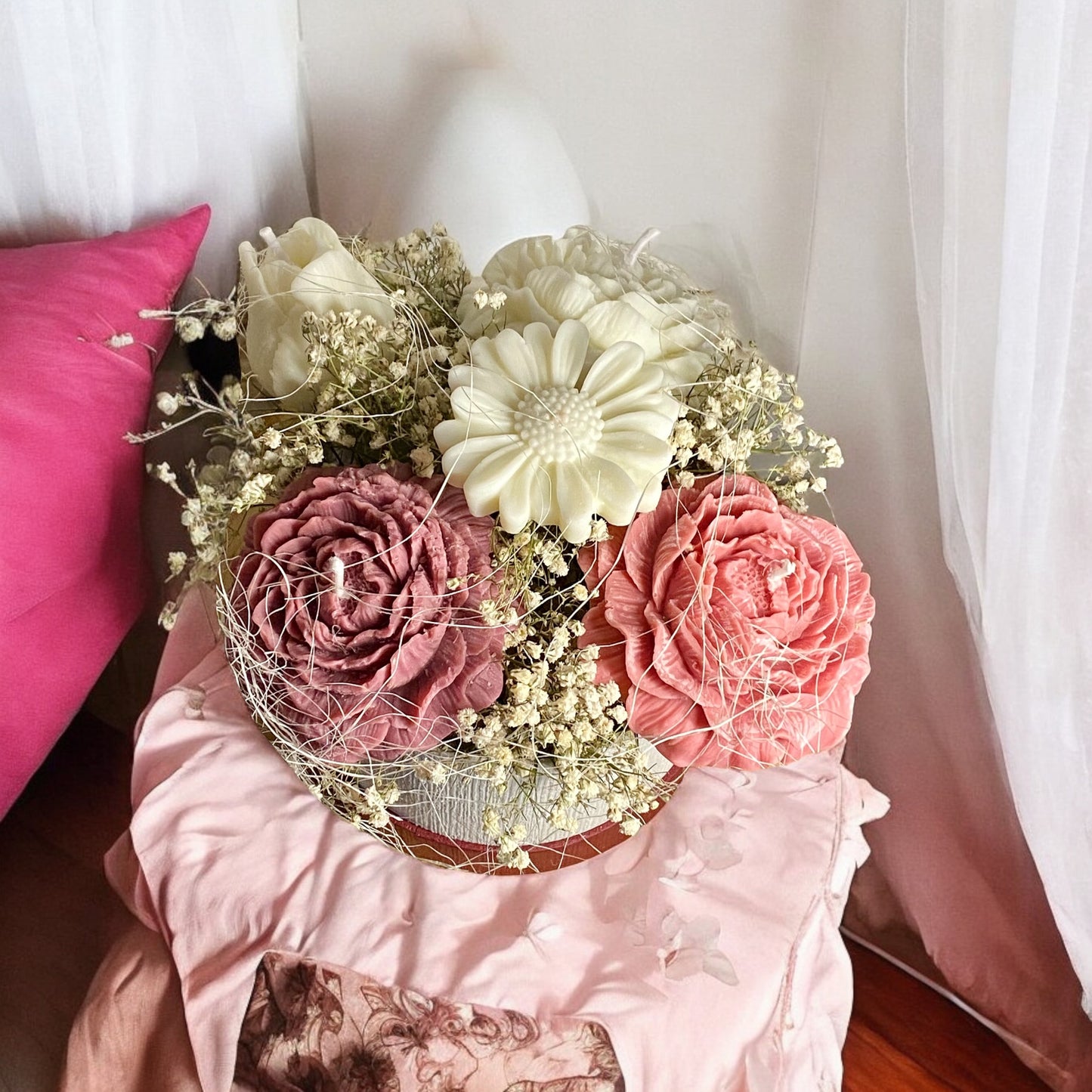 Bouquet Di Fiori Di Cera Di Soia