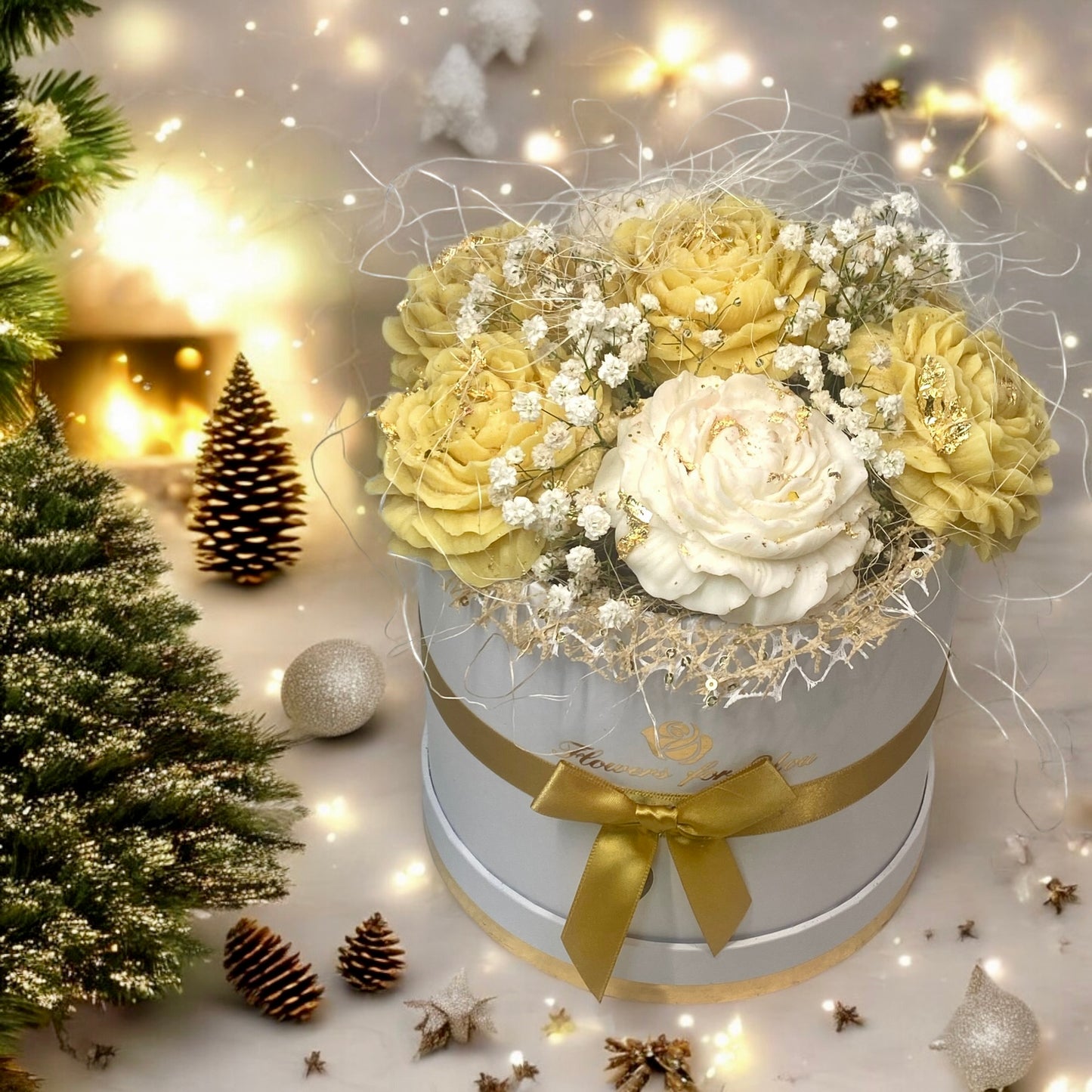 Bouquet Di Fiori Di Cera Di Soia