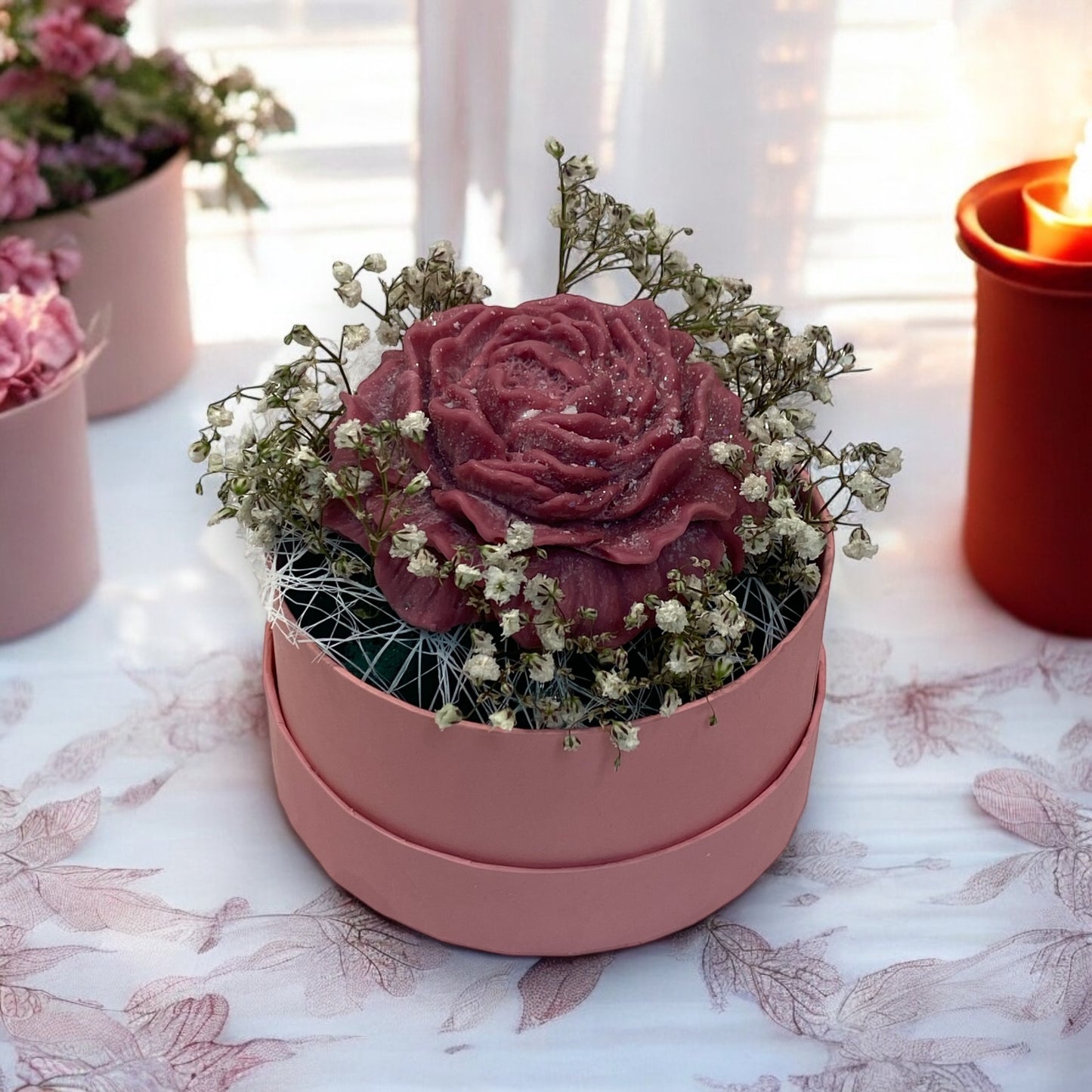 Mini Bouquet Di Candele In Cera Di Soia