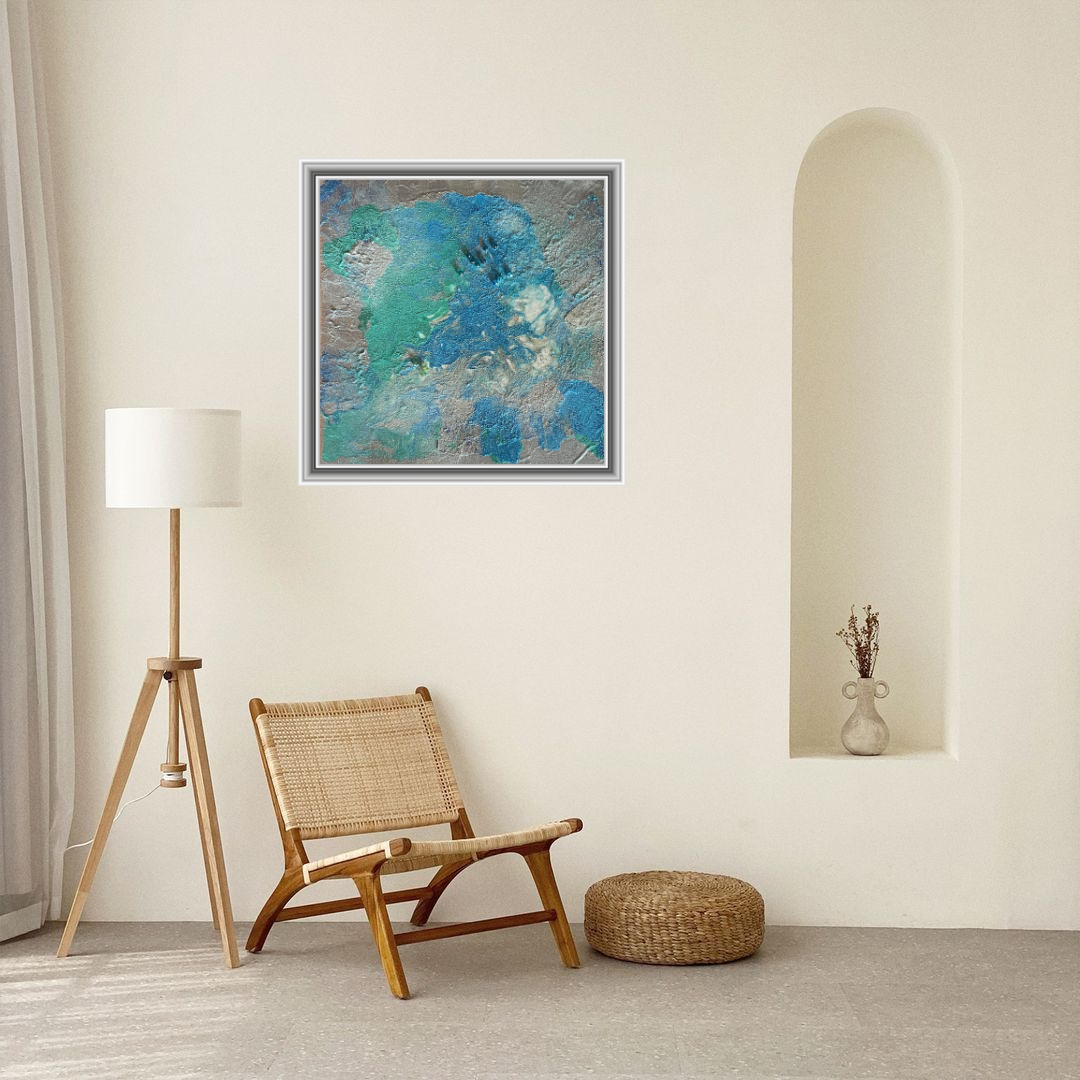Quadro in acrilico: "Fluid Sea"