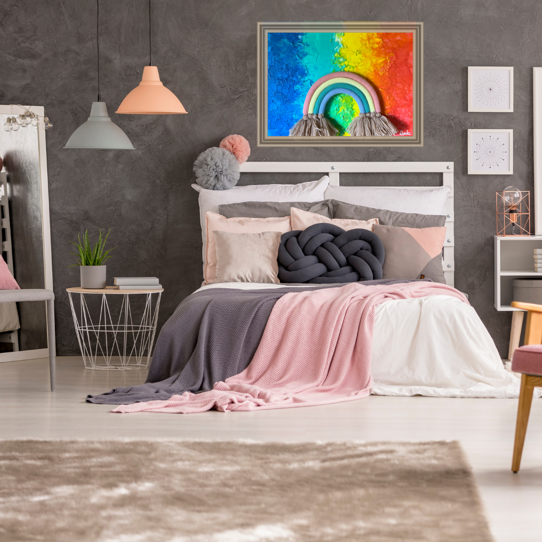 Quadro in acrilico: "The Rainbow"