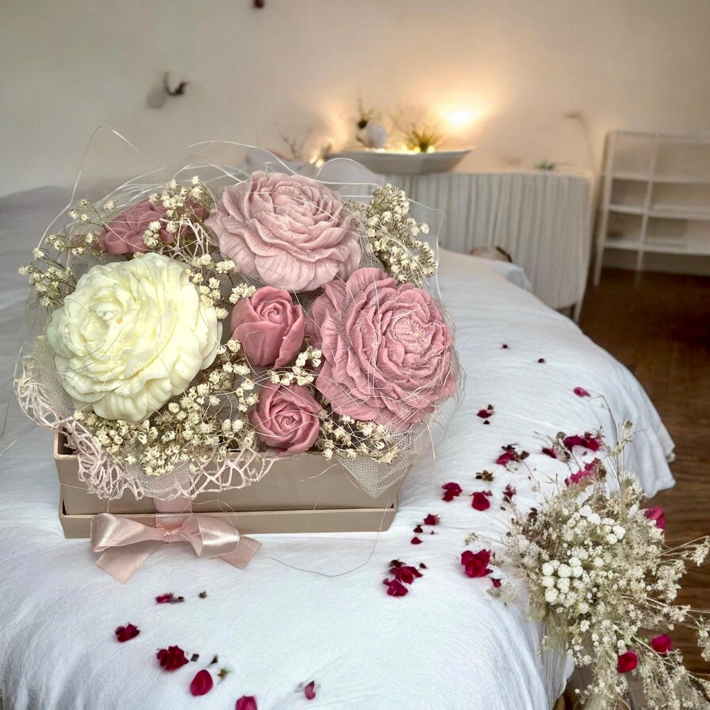 Bouquet Di Fiori Di Cera Di Soia