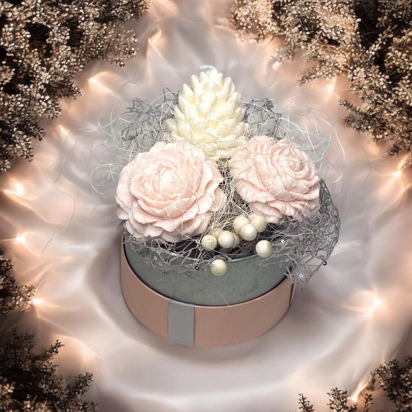 Bouquet Natalizio di Cera di Soia