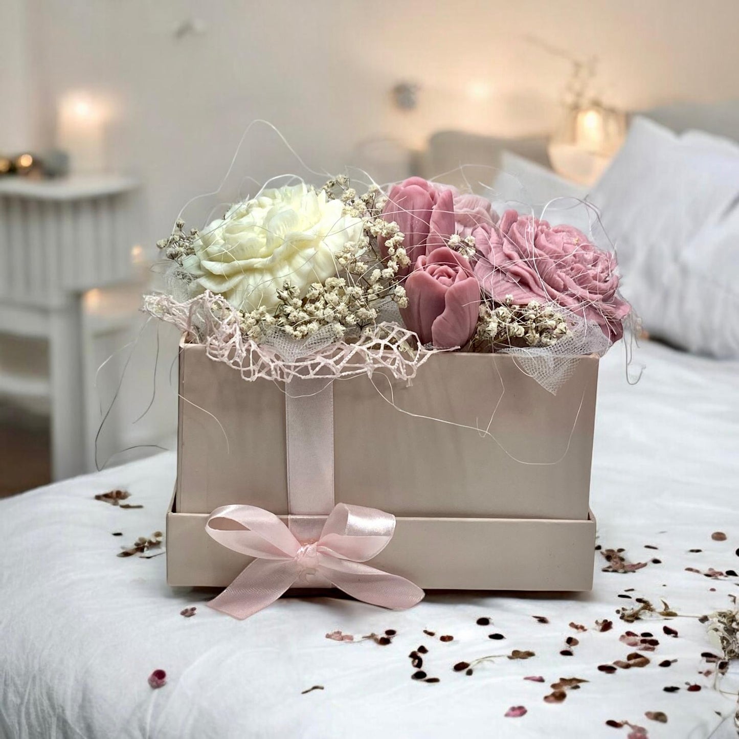 Bouquet Di Fiori Di Cera Di Soia