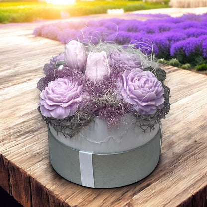 Bouquet Di Fiori Di Cera Di Soia