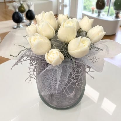 Bouquet di tulipani In cera di soia
