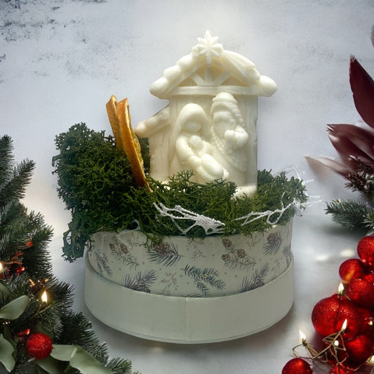 Mini Presepe In Cera di Soia