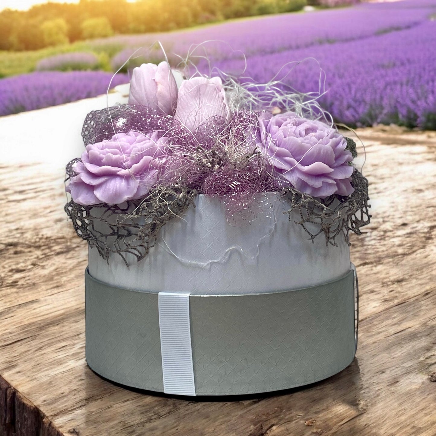 Bouquet Di Fiori Di Cera Di Soia