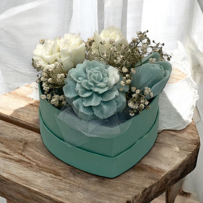 Mini Bouquet Di Candele In Cera Di Soia