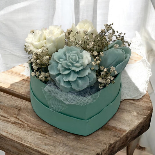 Mini Bouquet Di Candele In Cera Di Soia