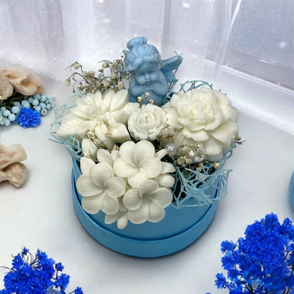Mini Bouquet Di Candele In Cera Di Soia