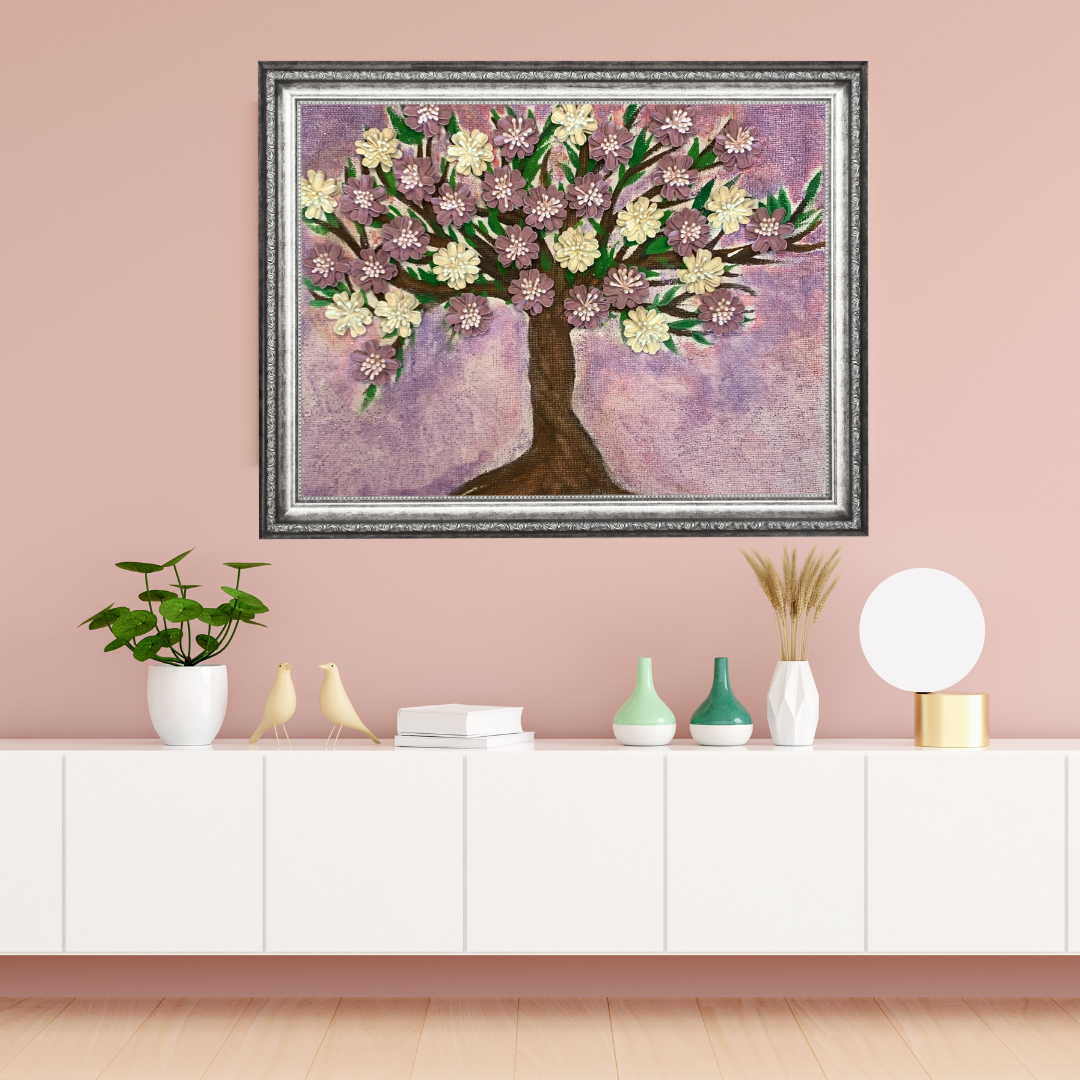 Quadro ad acquerello: "Bentornata Primavera"