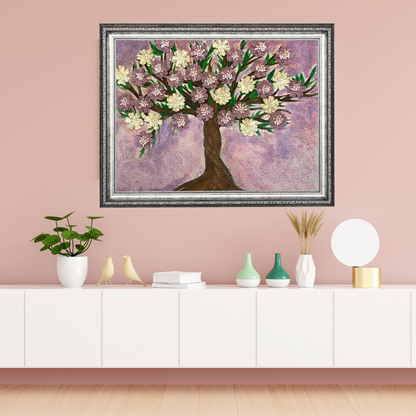 Quadro ad acquerello: "Bentornata Primavera"