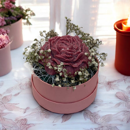 Mini Bouquet Di Candele In Cera Di Soia