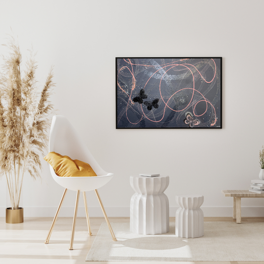 Quadro in acrilico: "Volo da Sola 🦋"
