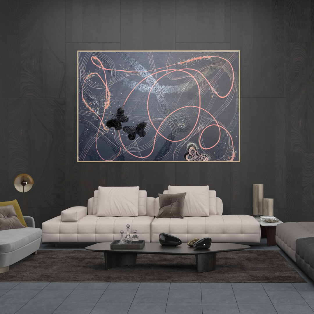 Quadro in acrilico: "Volo da Sola 🦋"