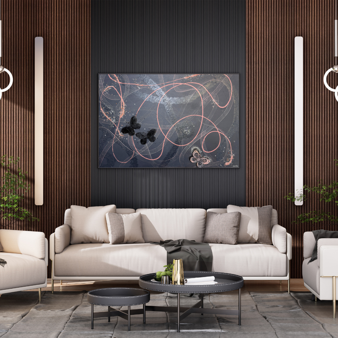 Quadro in acrilico: "Volo da Sola 🦋"