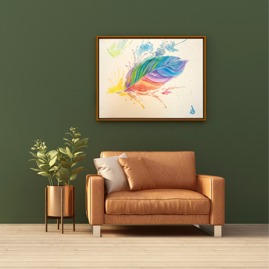 Quadro ad acquerello: "Primo Amore"
