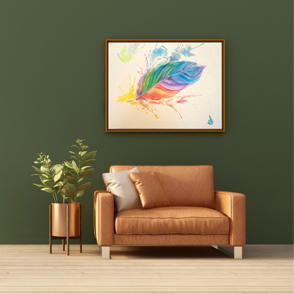 Quadro ad acquerello: "Primo Amore"