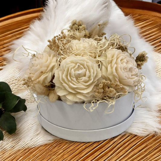 Bouquet di fiori di cera di soia