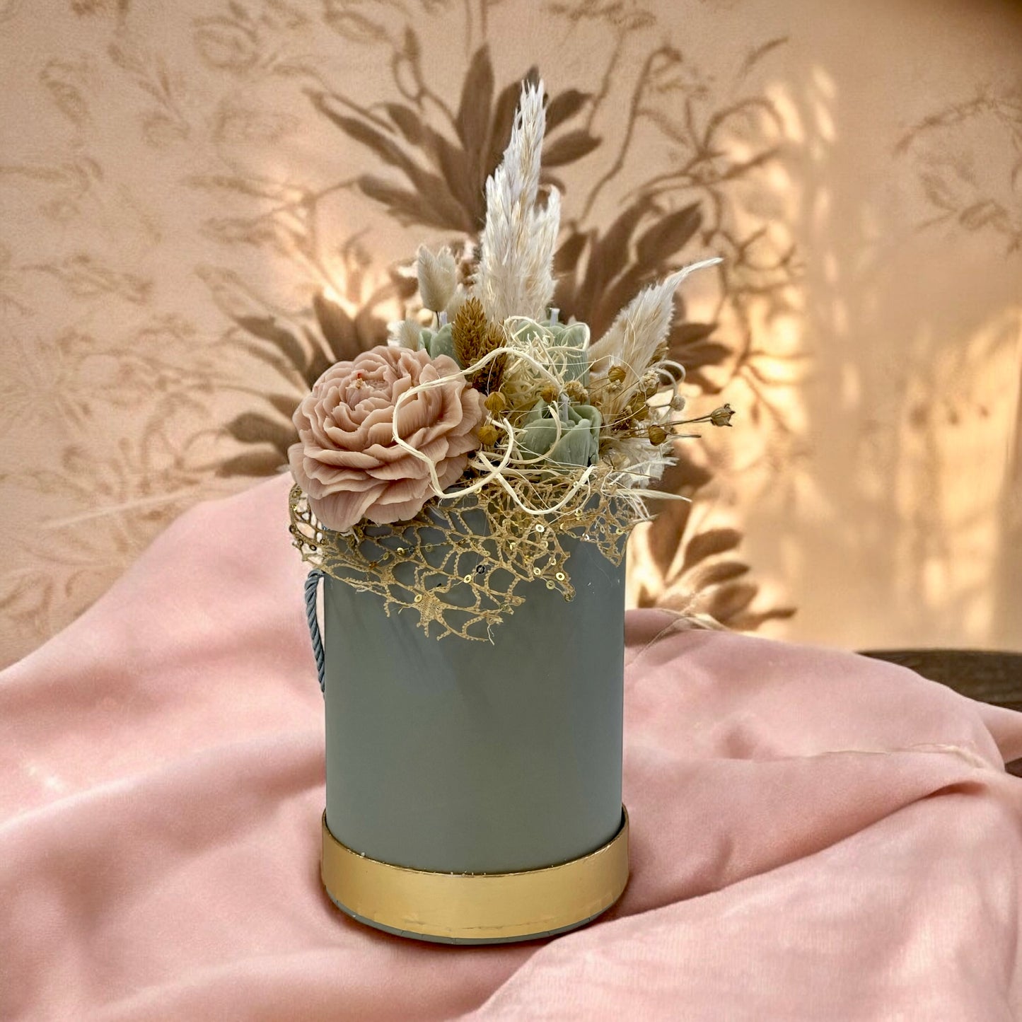 Bouquet di fiori di cera di soia