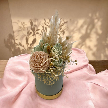 Bouquet di fiori di cera di soia