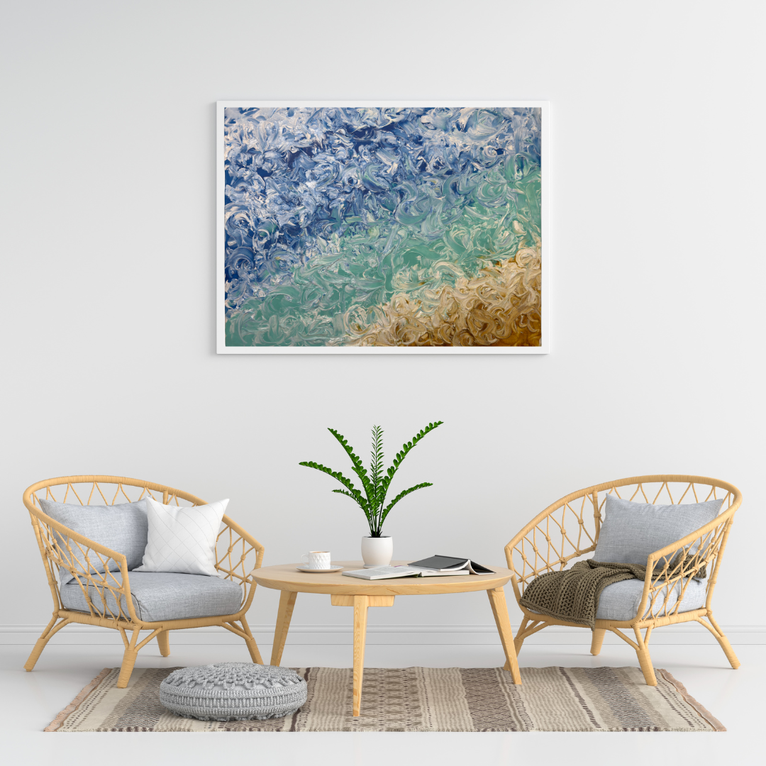 Quadro in acrilico: "Spuma di Mare"