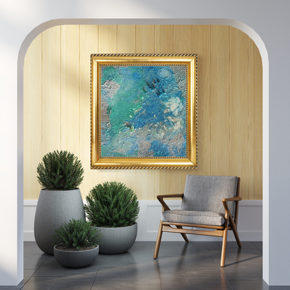 Quadro in acrilico: "Fluid Sea"