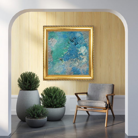 Quadro in acrilico: "Fluid Sea"