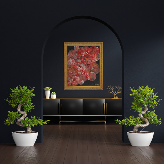 Quadro in acrilico: "Koi"