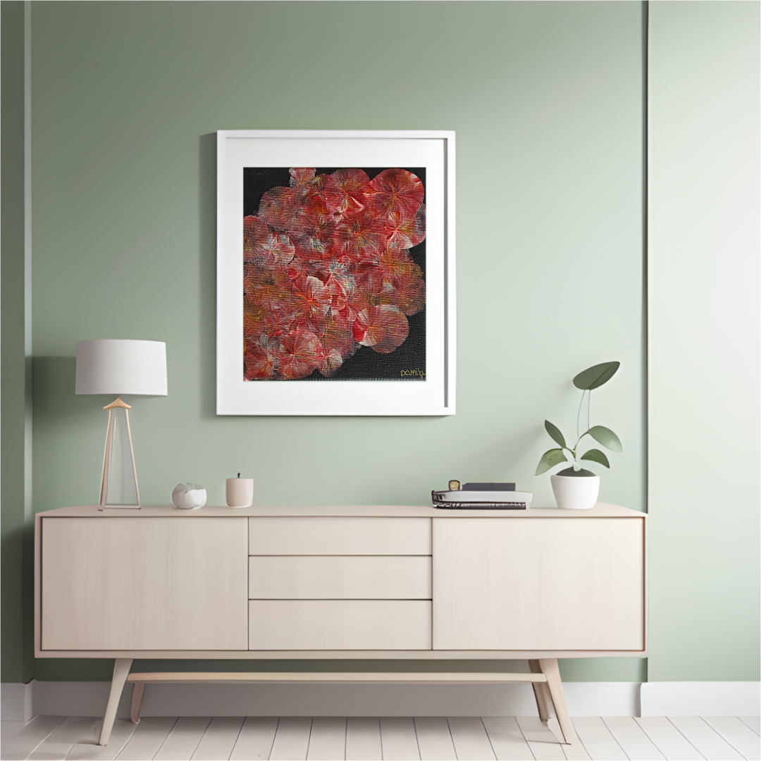 Quadro in acrilico: "Koi"