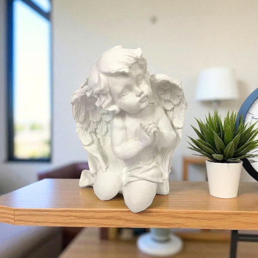 Angelo in gesso ceramico