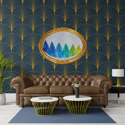 Quadro ad acquerello: "Mountain 🏔️"