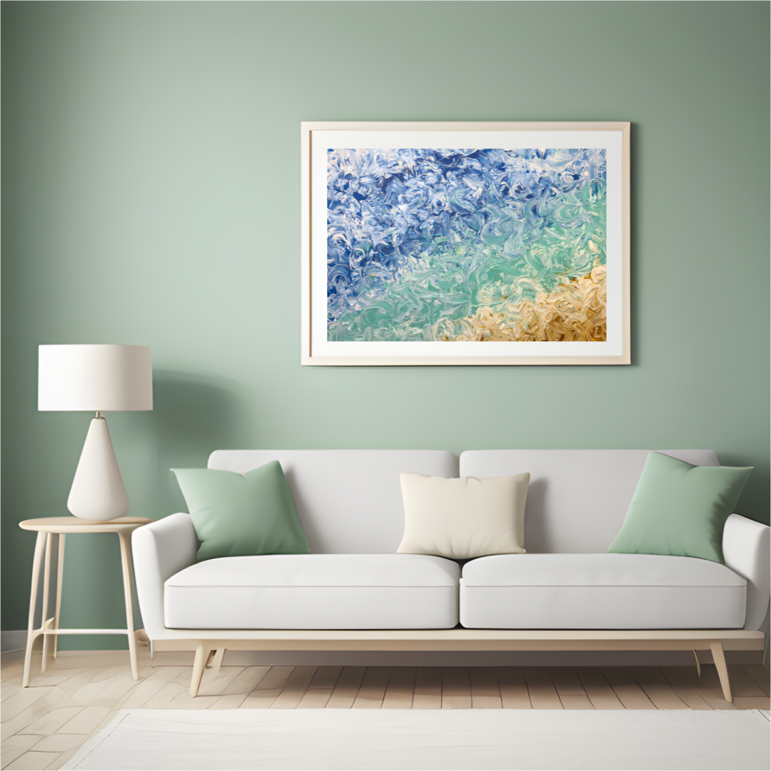 Quadro in acrilico: "Spuma di Mare"