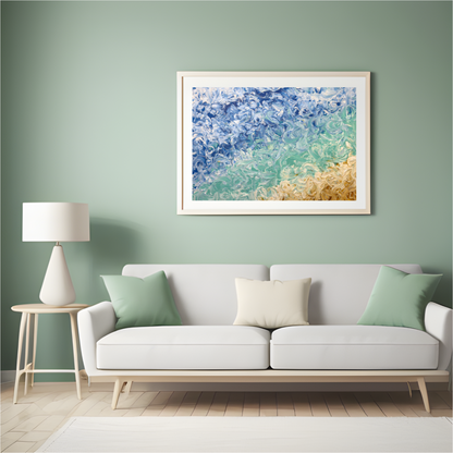 Quadro in acrilico: "Spuma di Mare"