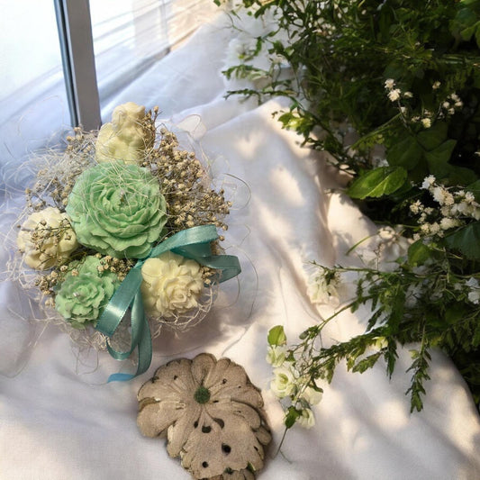 Bouquet Di Fiori Di Cera Di Soia