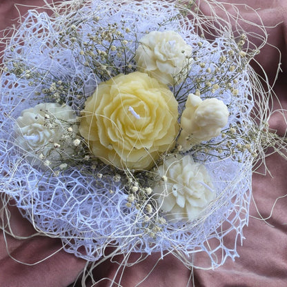 Bouquet Di Fiori Di Cera Di Soia