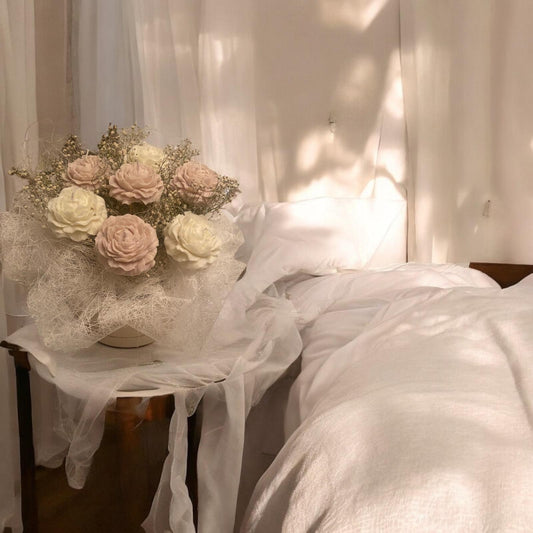 Bouquet Di Fiori Di Cera Di Soia