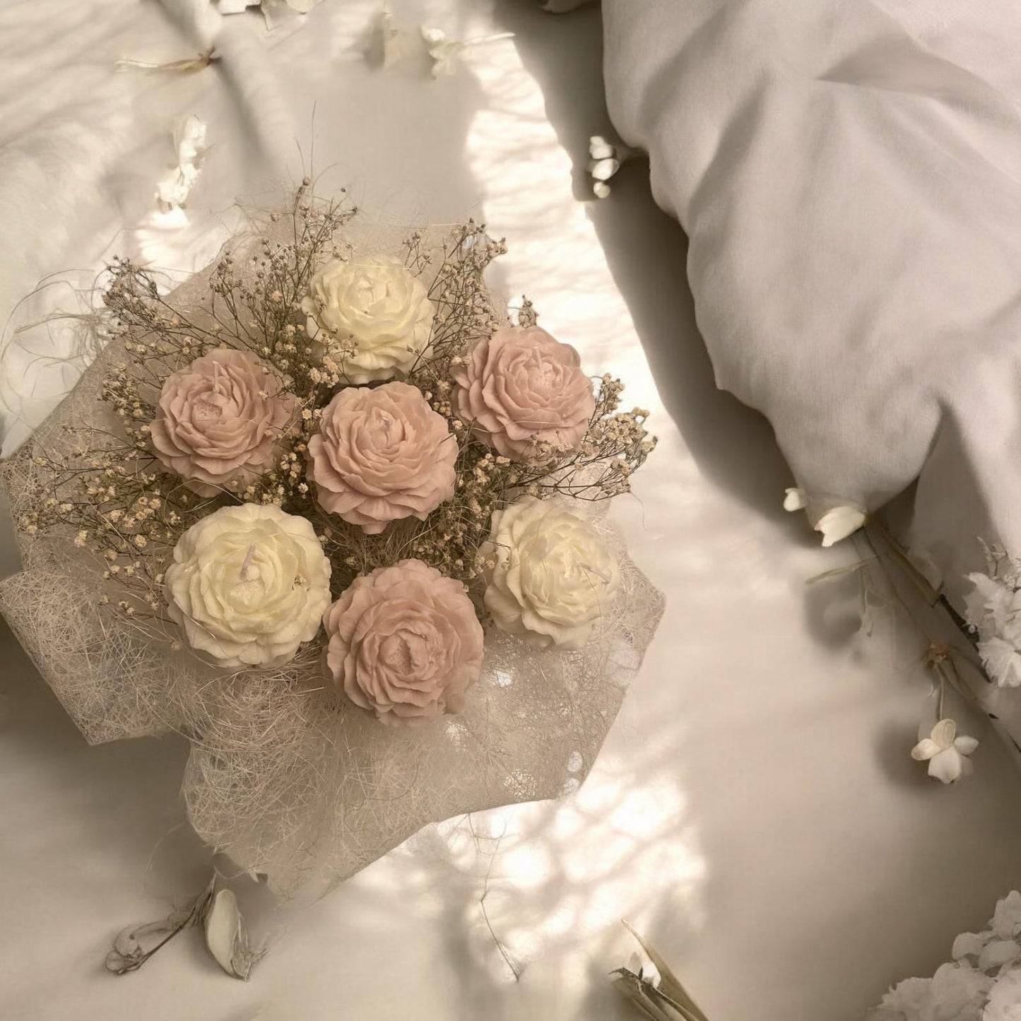 Bouquet Di Fiori Di Cera Di Soia