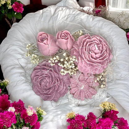 Bouquet Di Fiori Di Cera Di Soia
