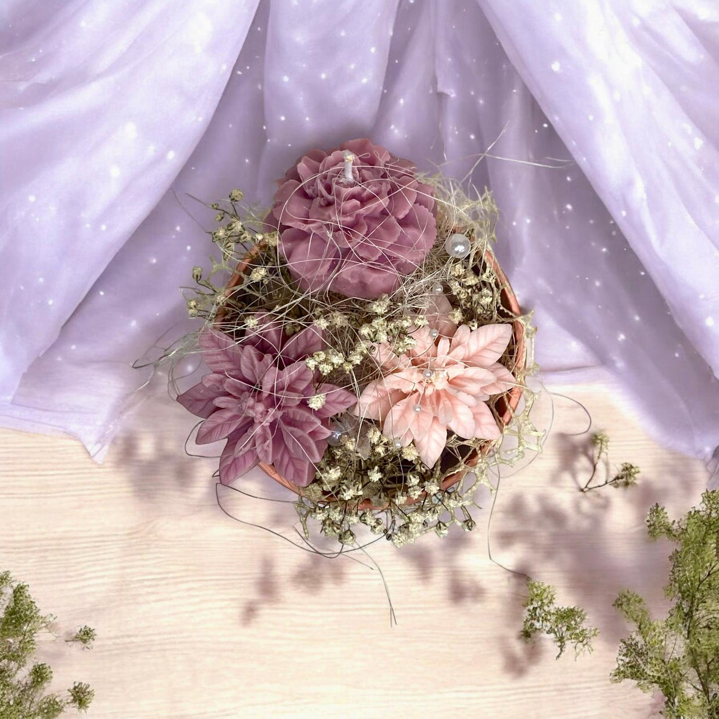 Bouquet Di Fiori Di Cera Di Soia